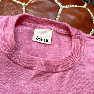 Babaa 🧶 | Merino Jumper No25 in Cotton Candy 🍬